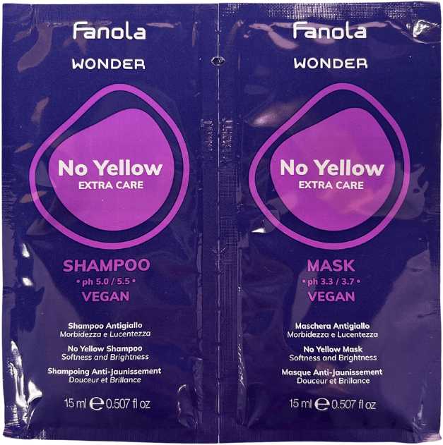 Fanola Samples - Wonder No Red, Wonder No Yellow, Wonder Curl - Image 2