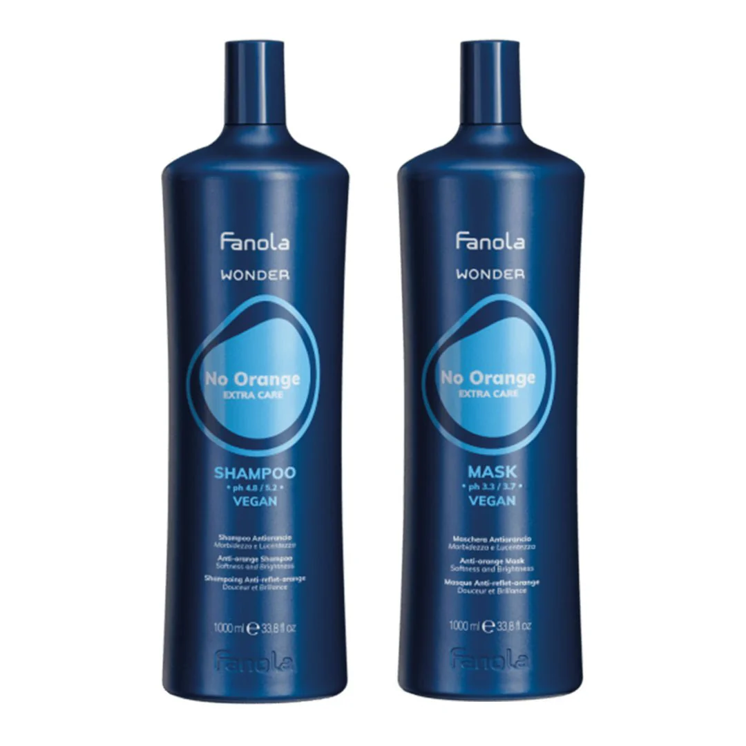 Fanola Wonder No Orange Shampoo + Mask 1000ml