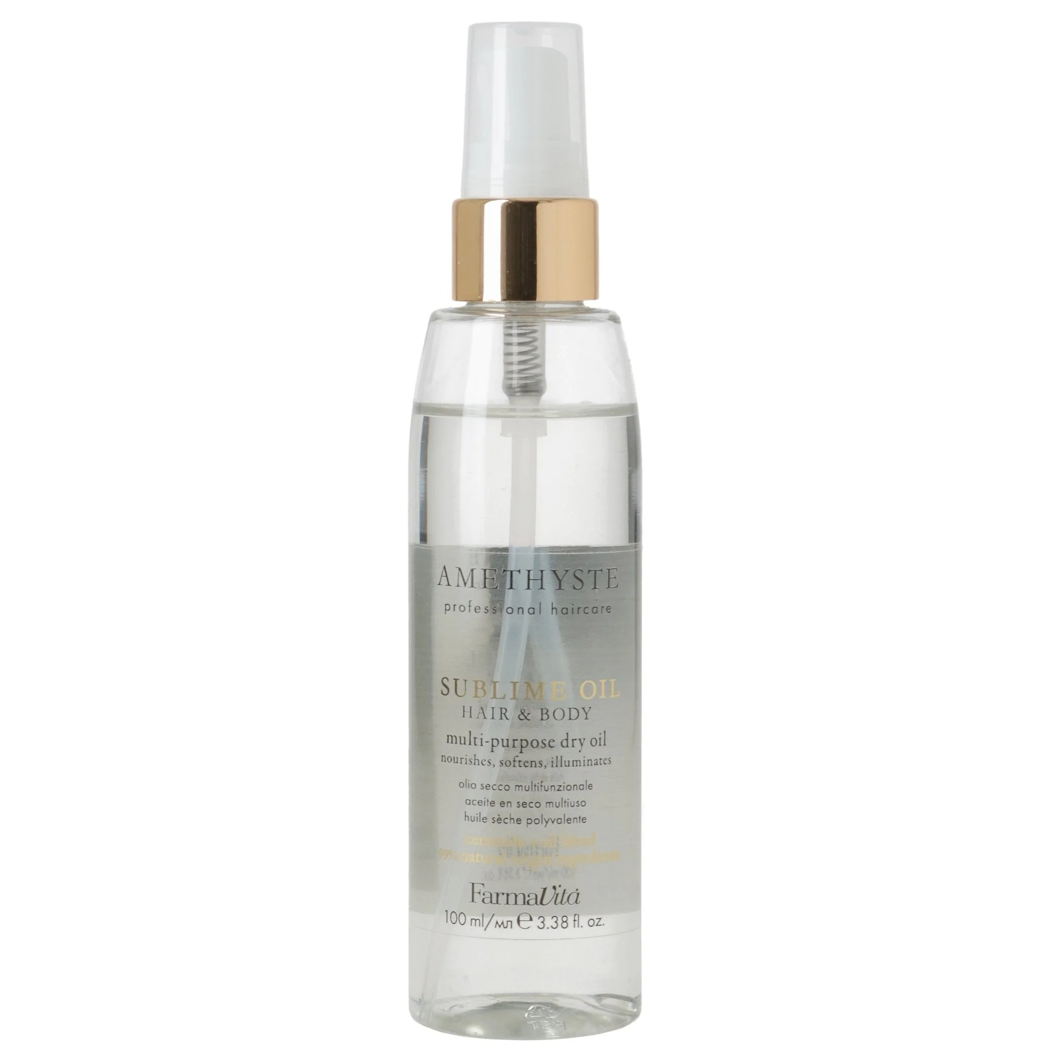 FarmaVita Amethyste Sumblime Oil Hair & Body Multi-Purpose Dry Oil 100ml