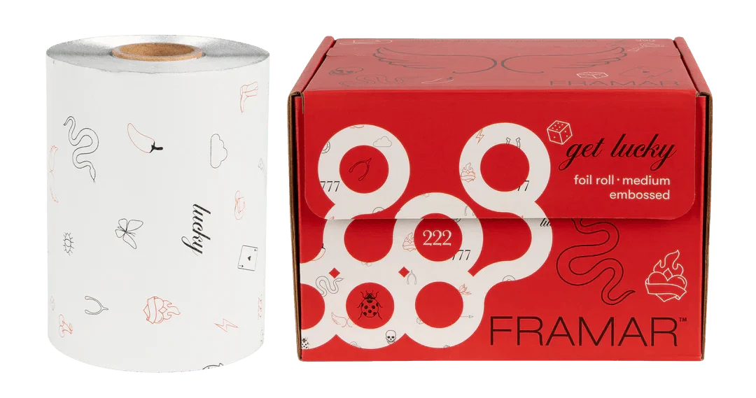 Framar Embossed Roll Medium Get Lucky (320ft)