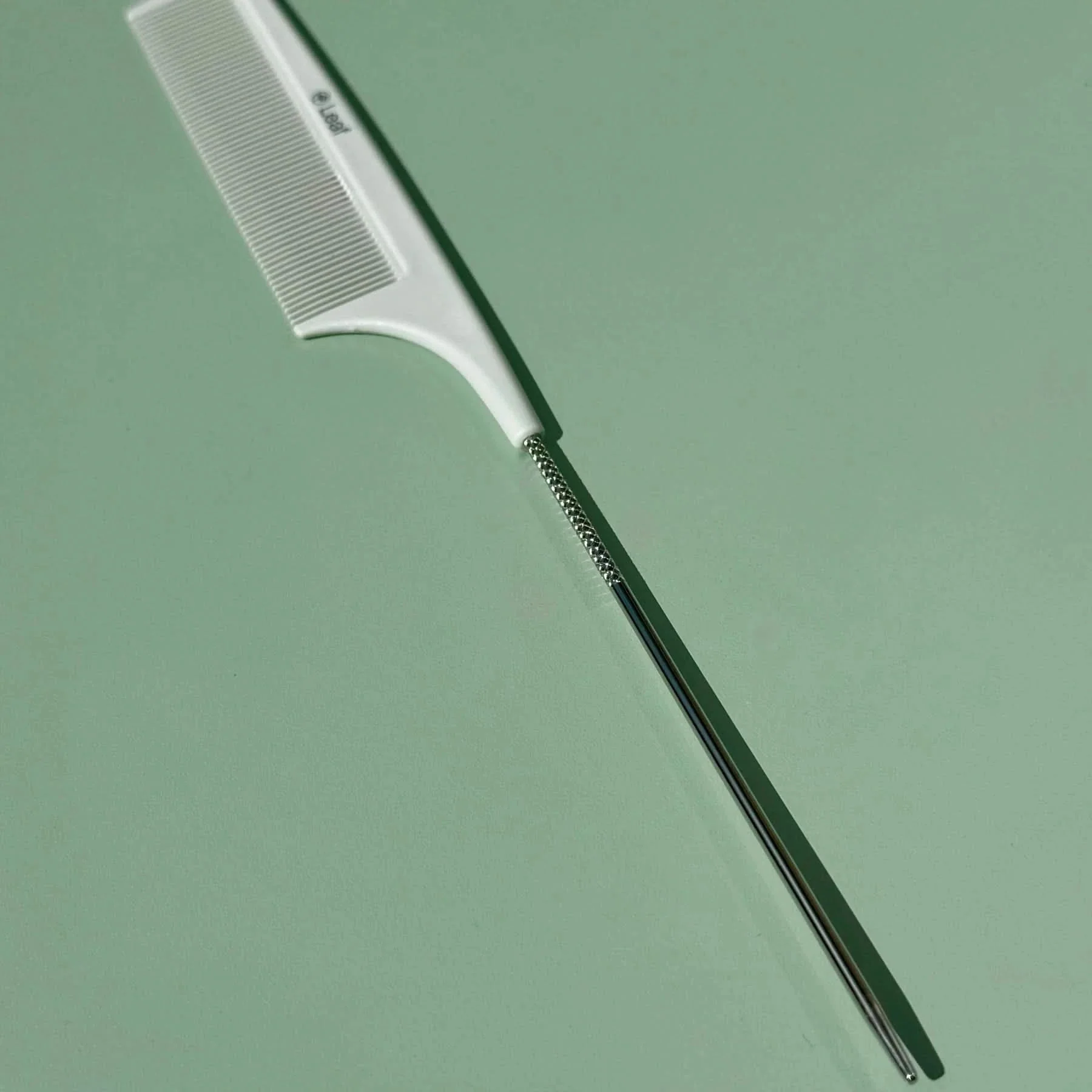 Leaf Pin Tail Comb Heat Resistant Textured Pin - Image 3