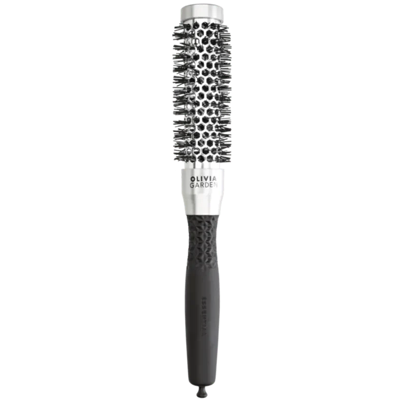 Olivia Garden - Essential Blowout - Classic - Silver - 25mm