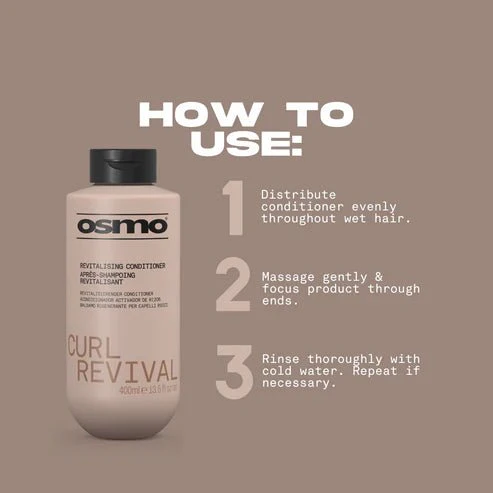 Osmo Curl Revival Revitalising Conditioner 400ml - Image 3