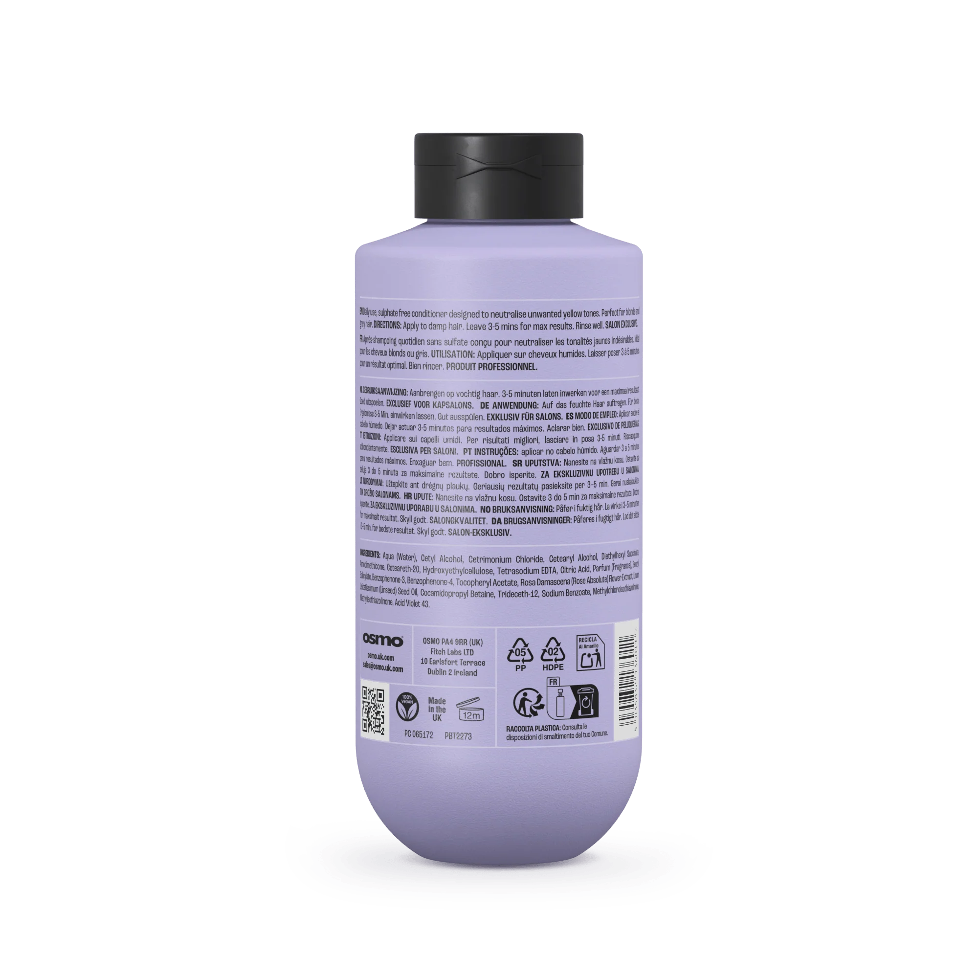Osmo Daily Blonde Silverising Conditioner 400ml - Image 2