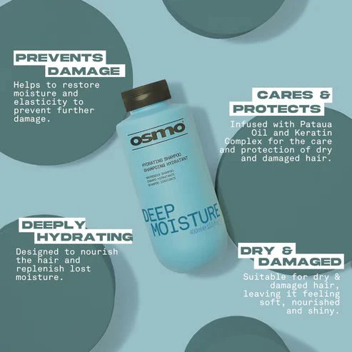 Osmo Deep Moisture Shampoo 1000ml - Image 3