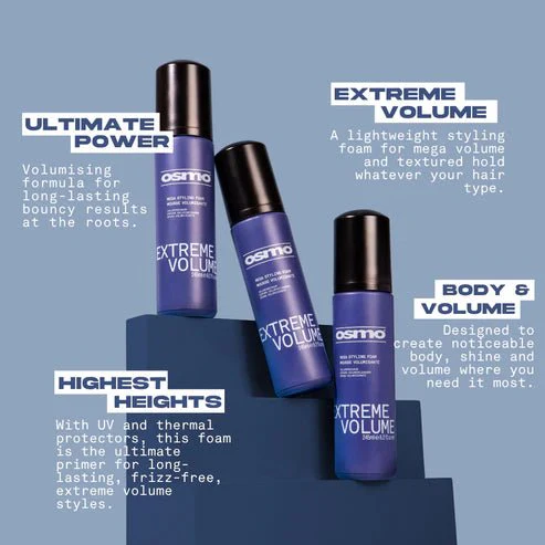 Osmo Extreme Volume Mega Styling Foam 245ml - Image 3