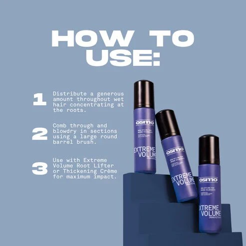 Osmo Extreme Volume Mega Styling Foam 245ml - Image 5