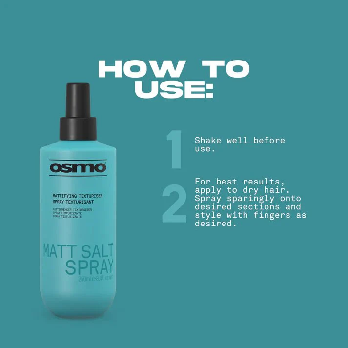 Osmo Matt Salt Spray 250ml - Image 4