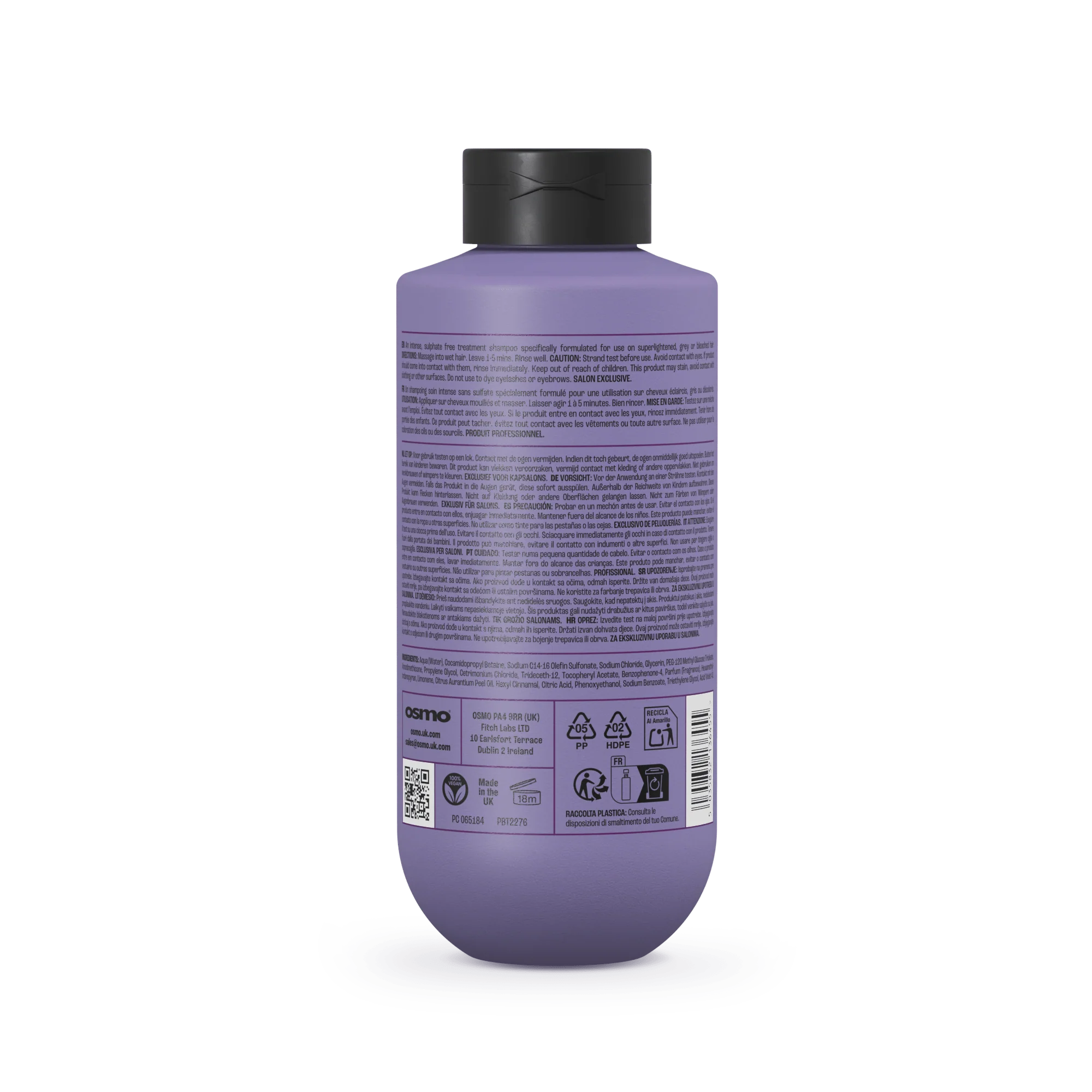 Osmo Super Silver No Yellow Shampoo 400ml - Image 2