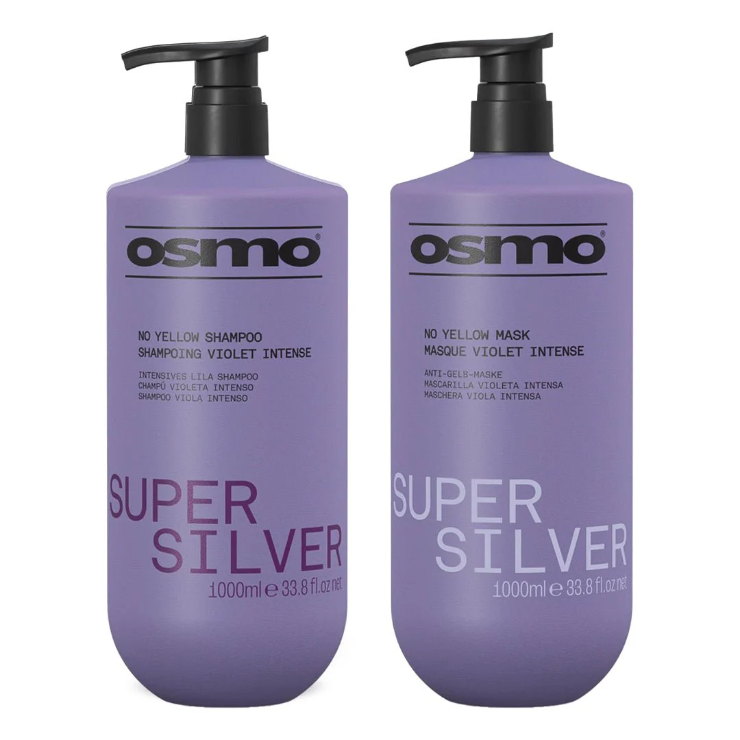 Osmo Super Silver No Yellow Shampoo + Mask 1000ml