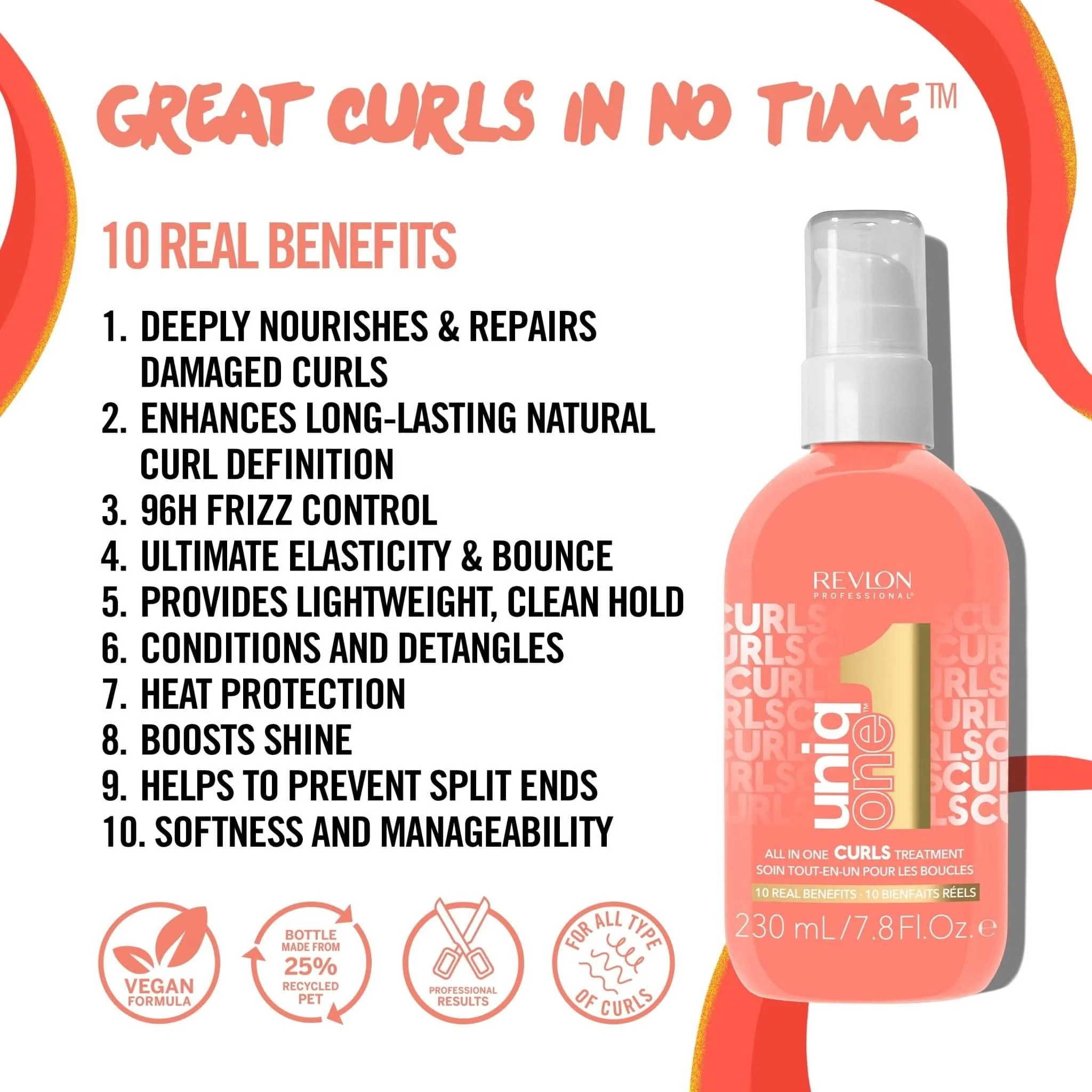 Revlon Uniq One Curls 230ml - Image 2