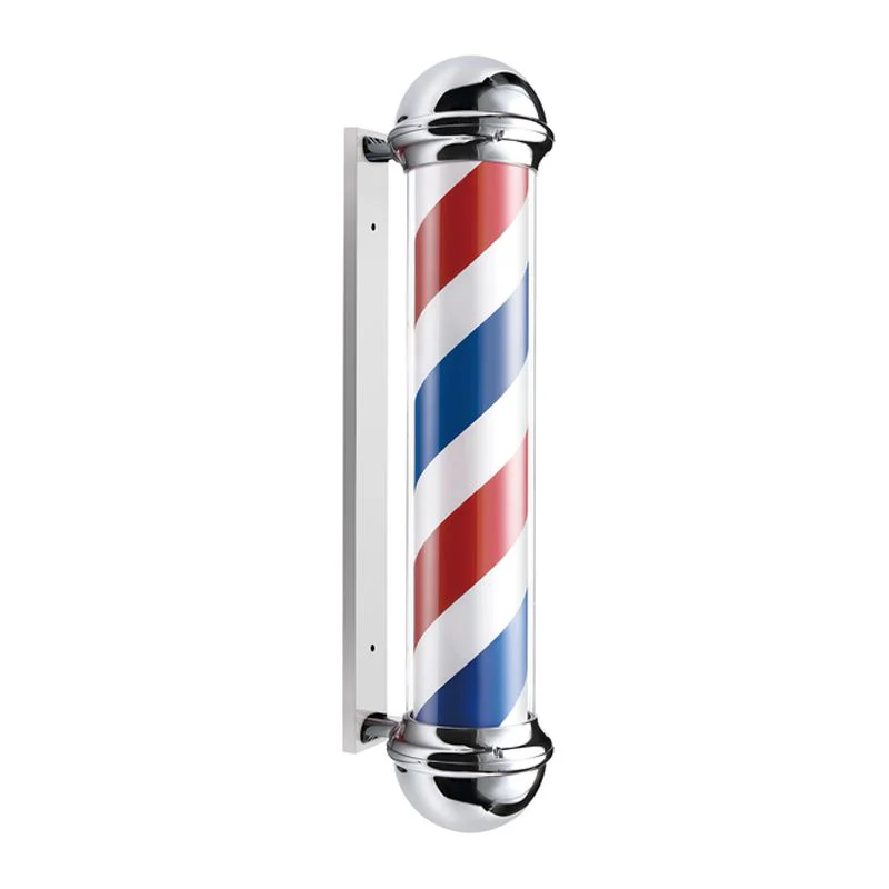Salon Fit Barber Pole Silver 96cm