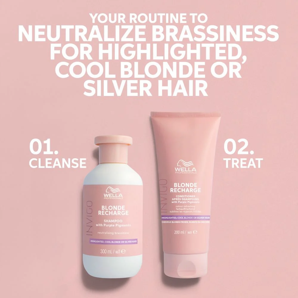 Wella Invigo Blonde Recharge Cool Blonde Shampoo 1000ML - Image 9